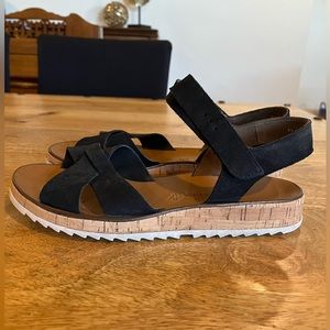 Paul Green Teegan Sandals black womens size 9